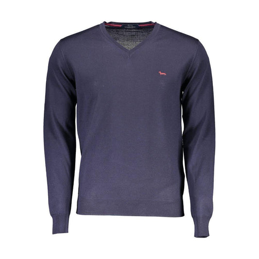 Harmont & Blaine Blue Wool Men Sweater HA-36901-XL