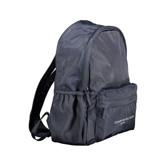 Tommy Hilfiger Blue Polyester Men Backpack TO-37768