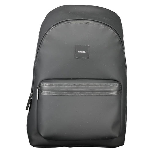 Calvin Klein Black Polyester Men Backpack CA-33650