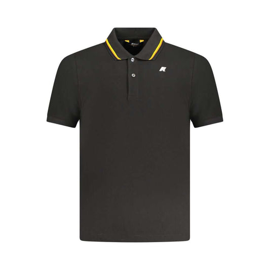 K-WAY Black Cotton Polo Shirt KW-38376-S