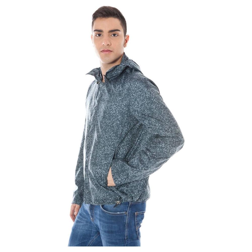 جاكيت كالفن كلاين رمادي من البولي أميد للرجال