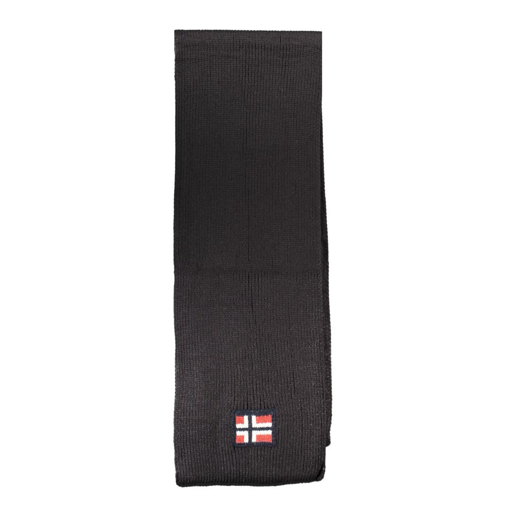 Norway 1963 Black Marabou Men Scarf NO-25584
