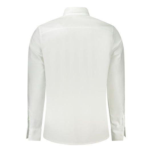 Calvin Klein White Cotton Men Shirt CA-33154-S