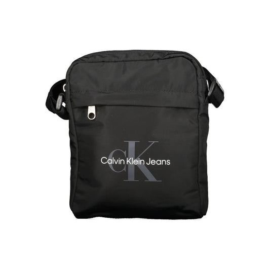 Calvin Klein Black Polyester Men Shoulder Bag