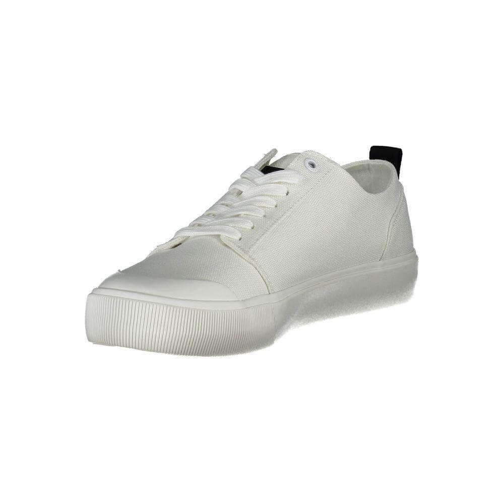 Calvin Klein White Cotton Men Sneaker CA-37308-EU45/US12