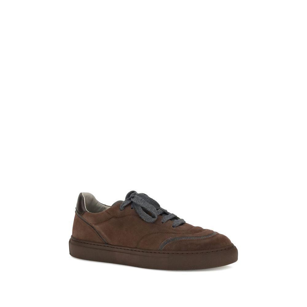Brunello Cucinelli Suede Sneakers BR-MZSFG3075PC4181-EU36.5/US6.5