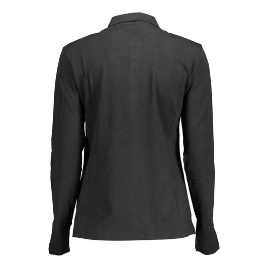 U.S. POLO ASSN. Black Cotton Women Polo Shirt US-16971-XL