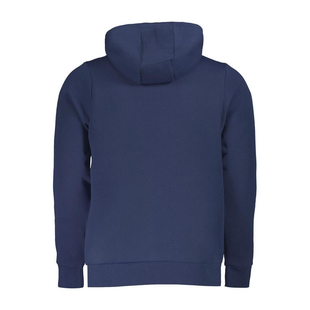 Norway 1963 Blue Cotton Men Hooded Sweater NO-31799-XL
