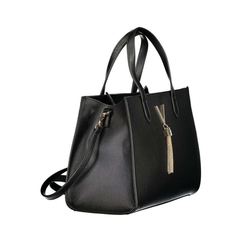 Front view with bag zipped and handles upright.