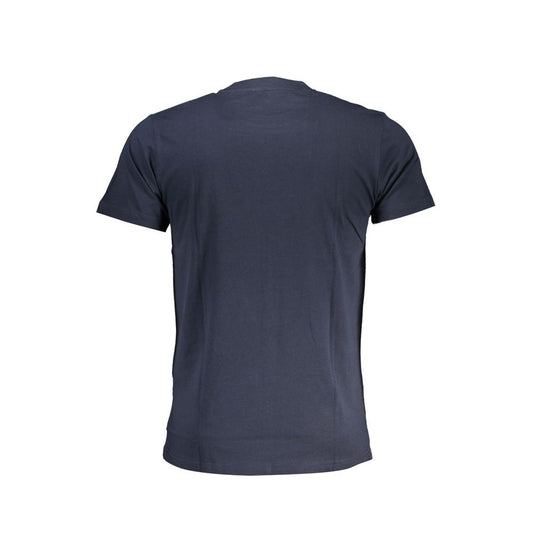 Cavalli Class Blue Cotton T-Shirt CA-28466-L
