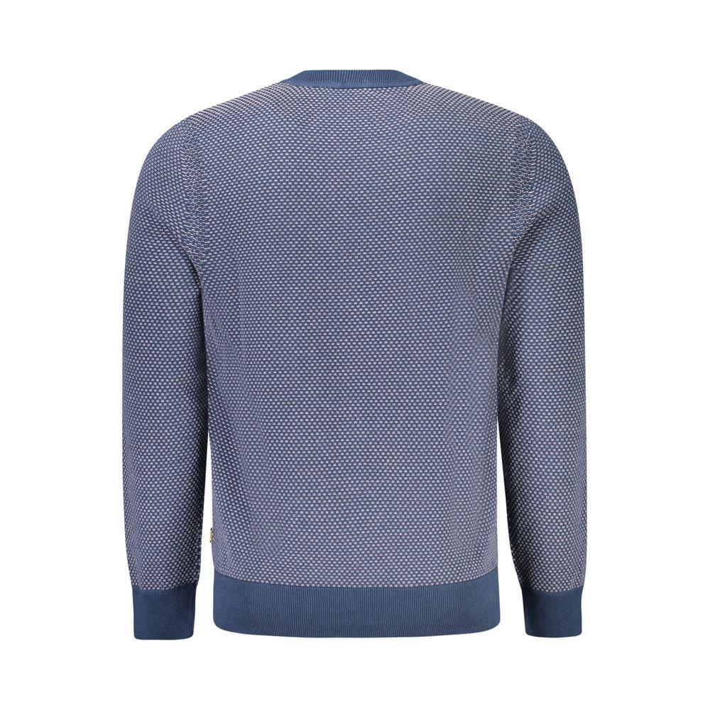 Hugo Boss Blue Cotton Men Sweater BO-34593-S