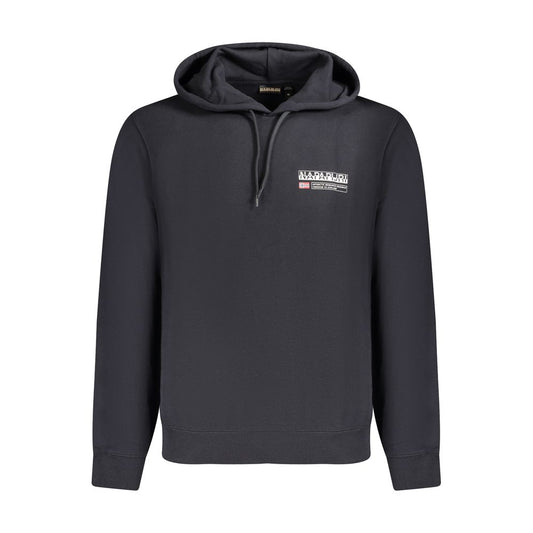Napapijri Black Cotton Men Sweater NA-35697-S