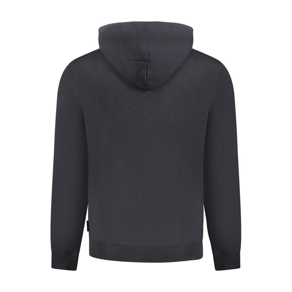 Napapijri Black Cotton Men Sweater NA-35697-S