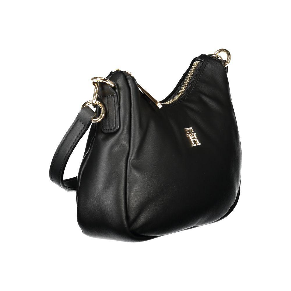 Tommy Hilfiger Black Polyester Women Handbag TO-33686