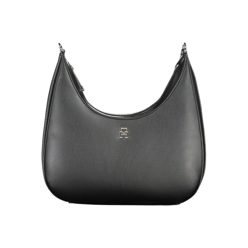 Tommy Hilfiger Black Polyester Handbag TO-30859