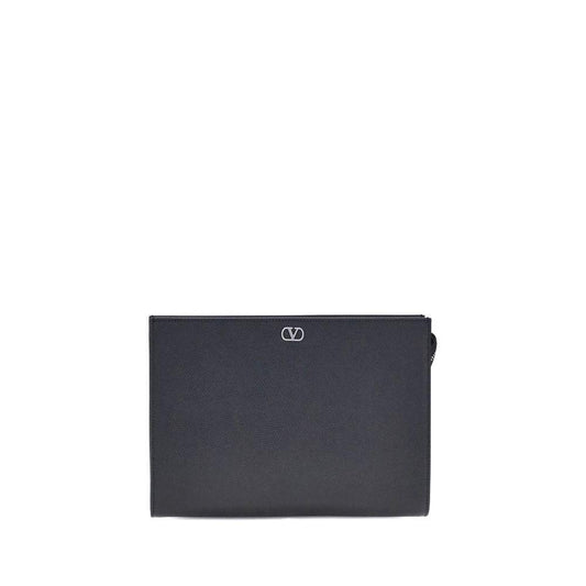 Valentino Garavani Grained leather Pouch VA7Y2P0AN7UAG0NOBB