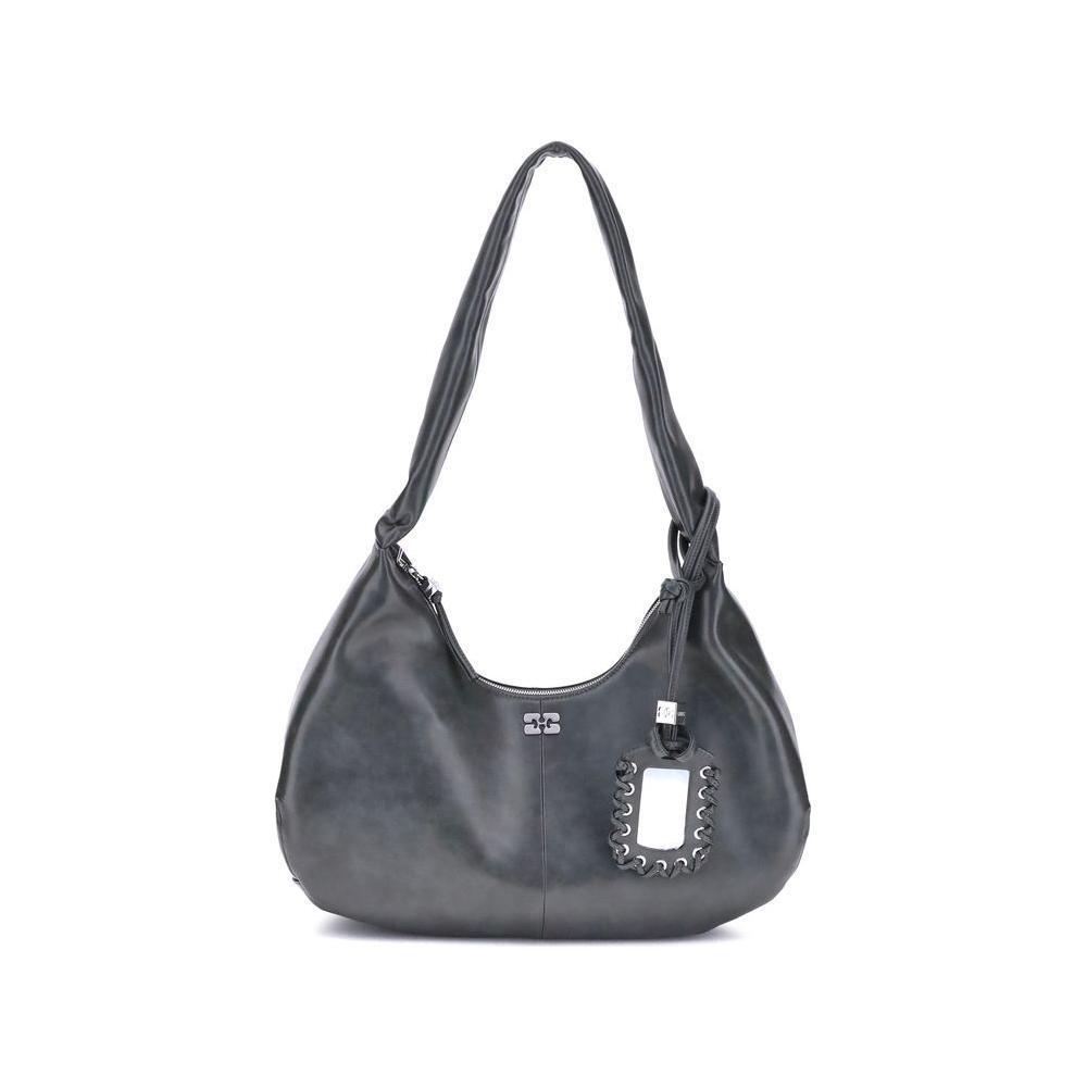 Ganni Medium Hobo Shoulder Bag GAA6865067BB
