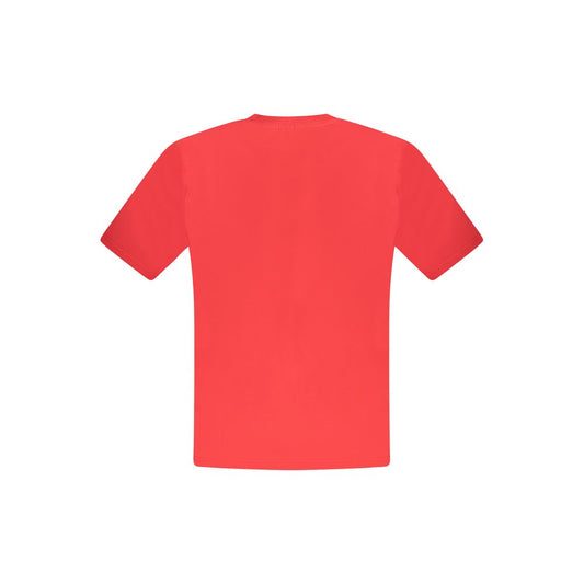 North Sails Red Cotton Men T-Shirt NO-33769-S