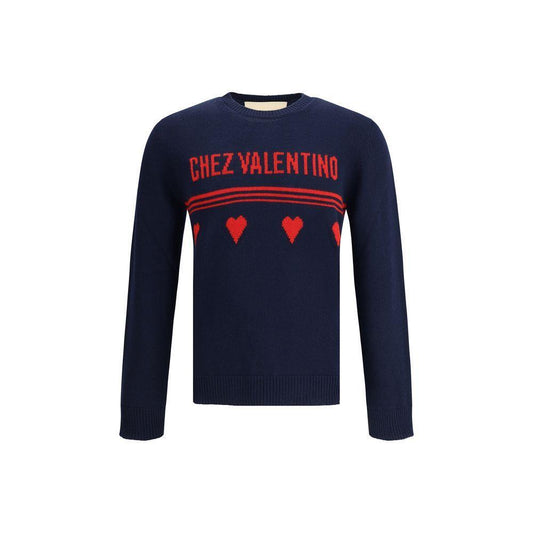 Chez Valentino Wool Sweater VA-7V3KC35AB2EAMU-L