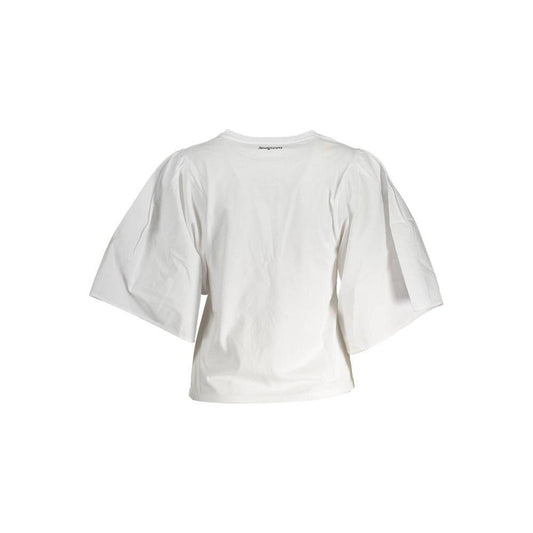 Desigual White Cotton Women T-Shirt DE-19502-M