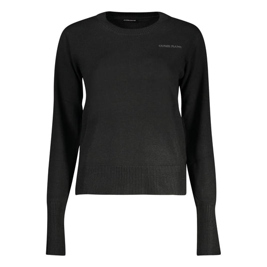 Guess Jeans Black Polyester Sweater GU-32431-XS