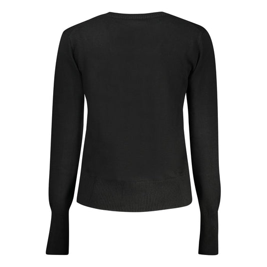 Guess Jeans Black Polyester Sweater GU-32431-XS