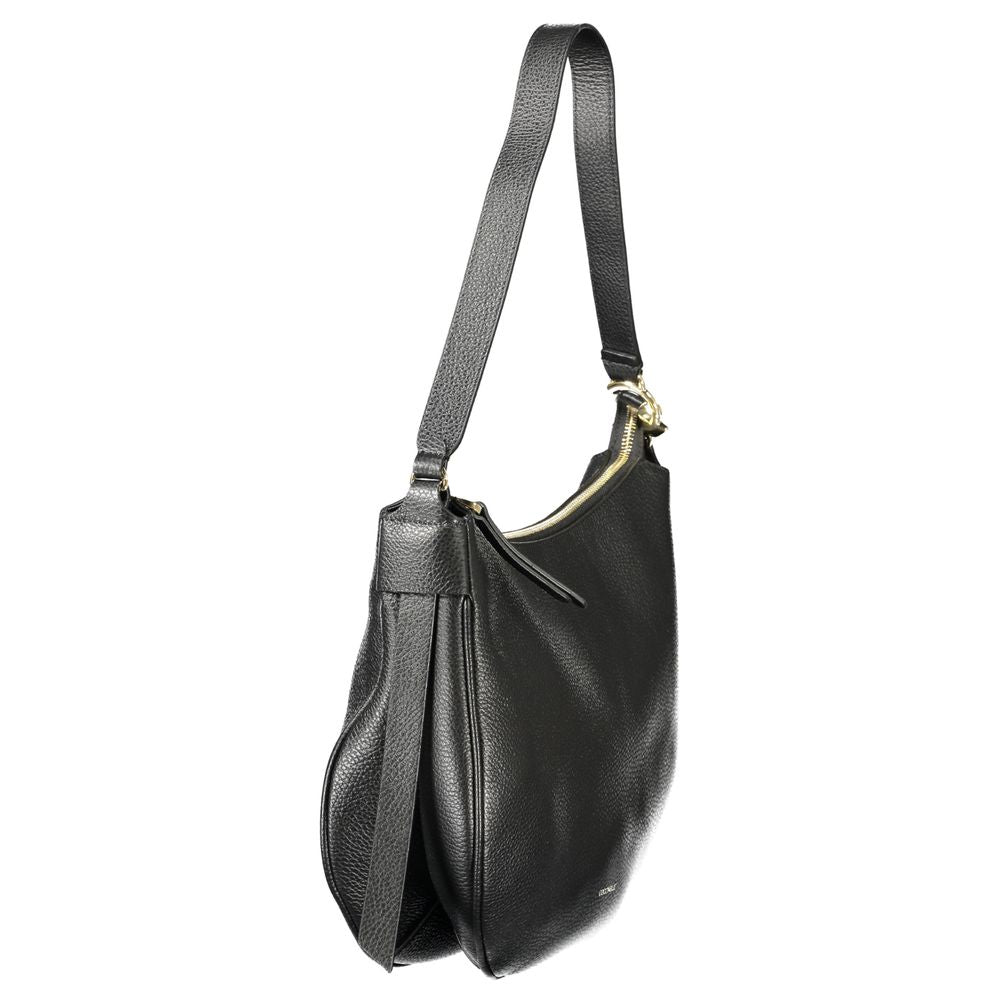 Coccinelle Black Leather Handbag CO-36037