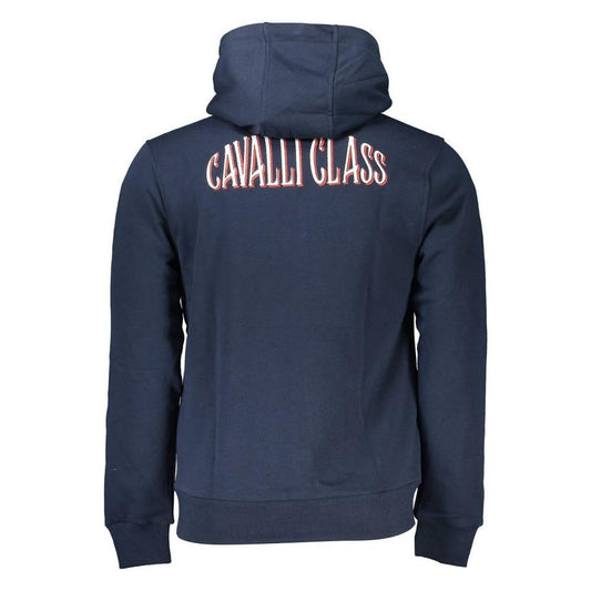 Cavalli Class Blue Cotton Men Sweater CA-21269-L