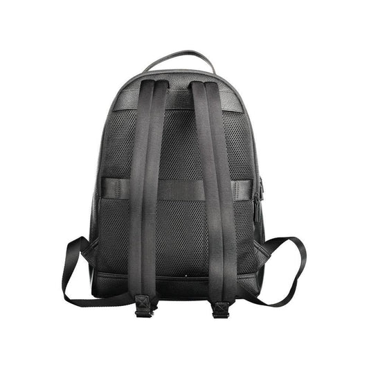 Tommy Hilfiger Black Polyethylene Men Backpack TO-14339