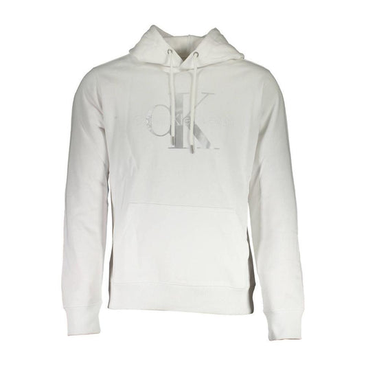 Calvin Klein White Cotton Men Sweater CA-17455-L