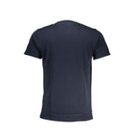 Cavalli Class Blue Cotton T-Shirt CA-28580-XL