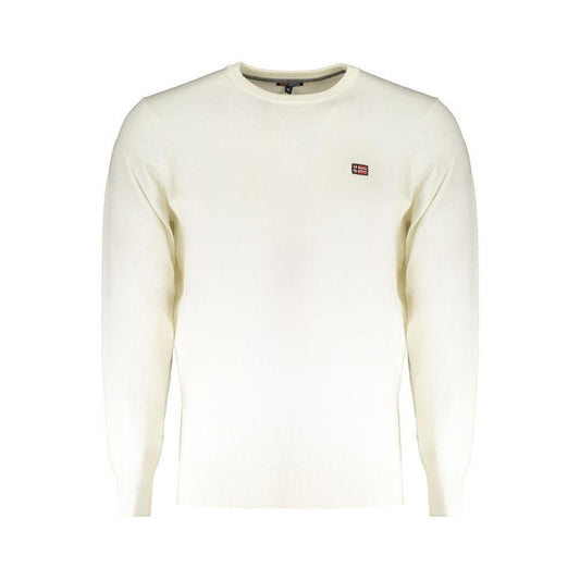 Norway 1963 White Wool Mens Sweater NO-32070-3XL