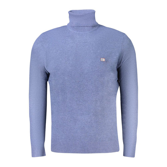 Norway 1963 Blue Wool Men Sweater NO-33459-XL