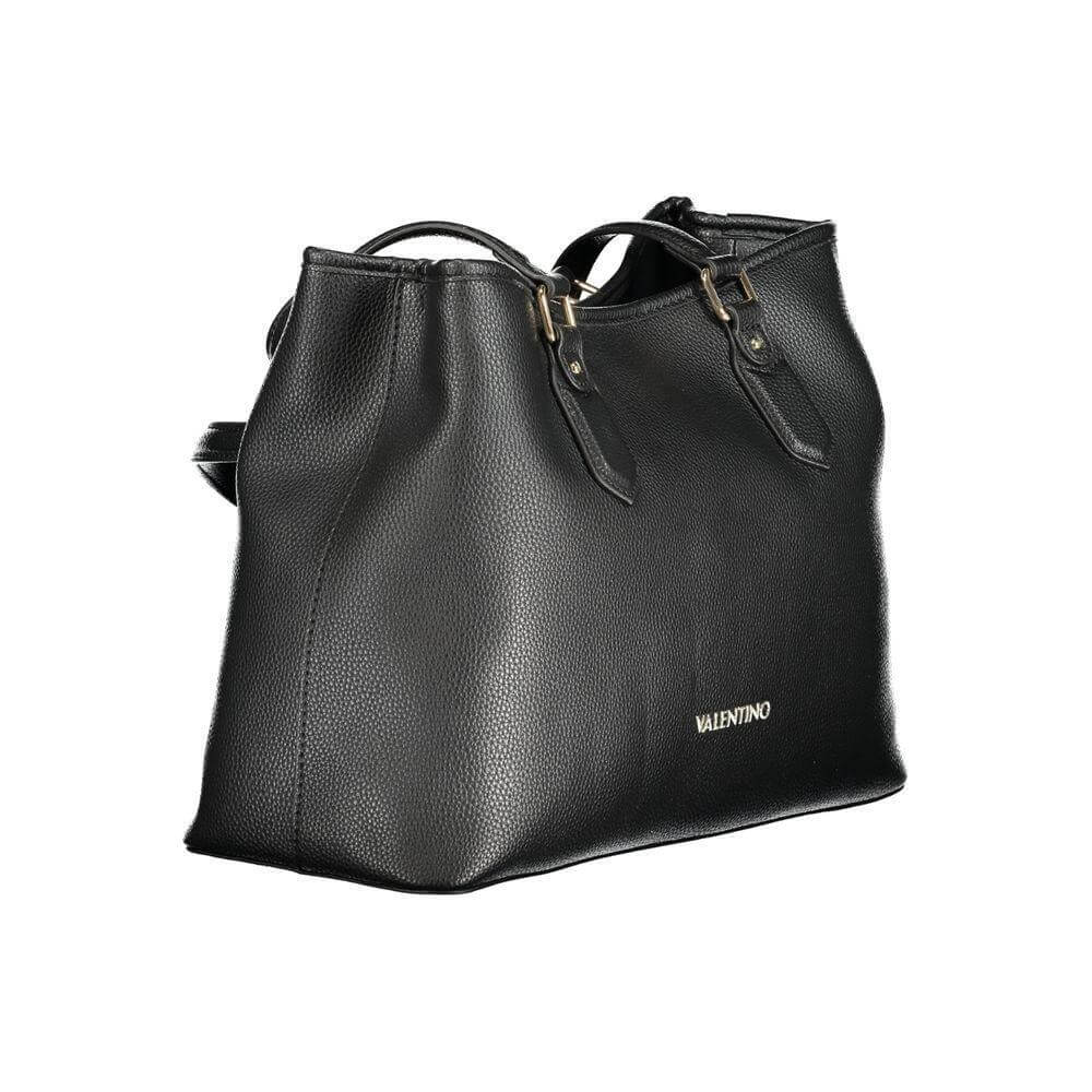Front view with bag zipped and handles upright.