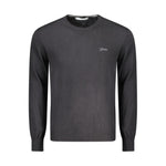 Guess Jeans Black Cotton Men Sweater GU-35088-S