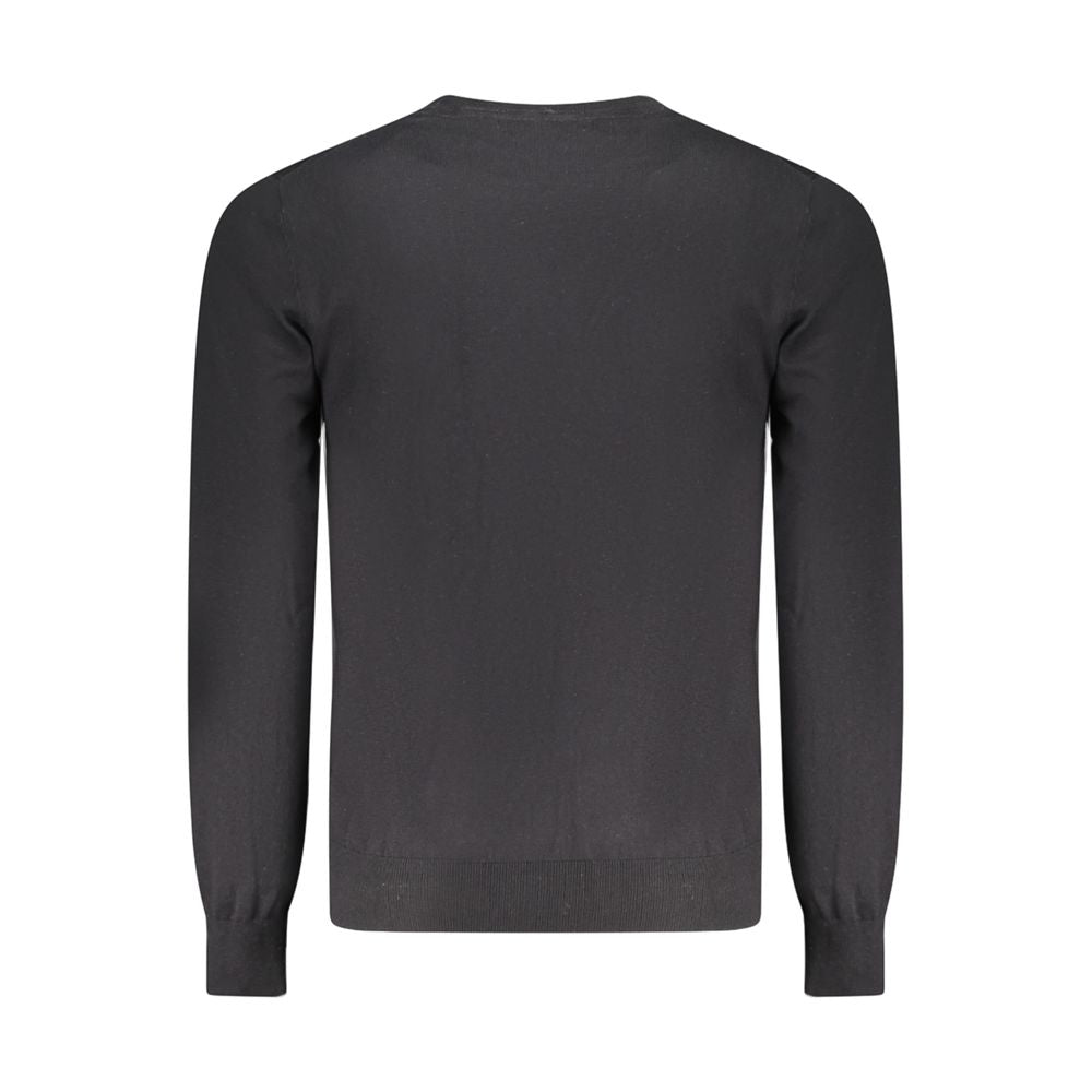 Guess Jeans Black Cotton Men Sweater GU-35088-S