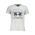 La Martina Brown Cotton Men T-Shirt LA-36796-M