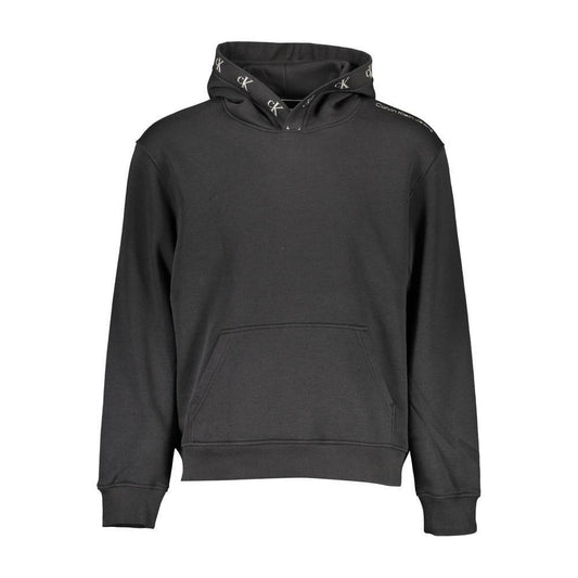 Calvin Klein Black Cotton Men Sweater CA-37177-S