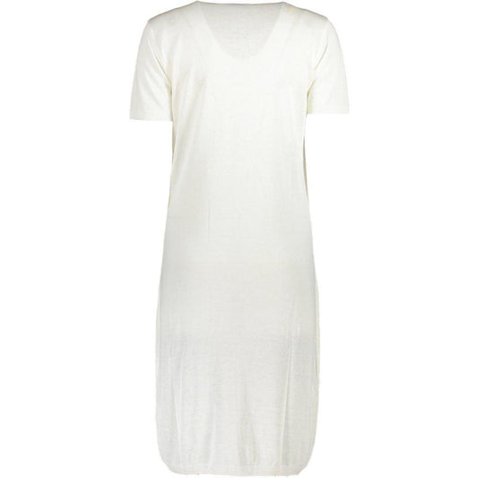 Cavalli Class White Viscose Women Dress CA-37221-XS