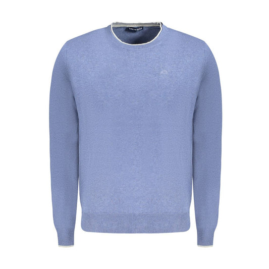 North Sails Blue Cotton Men Sweater NO-35816-S