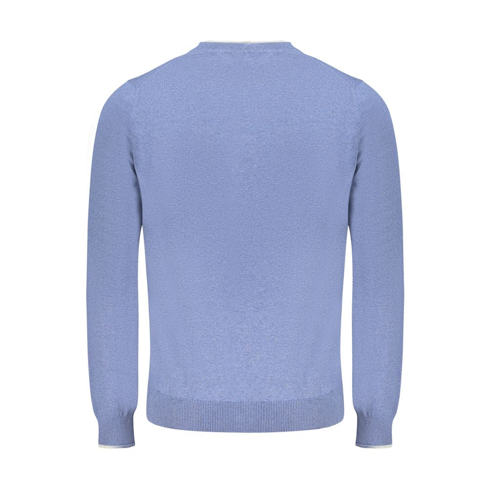 North Sails Blue Cotton Men Sweater NO-35816-S