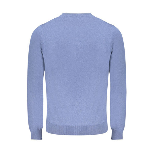 North Sails Blue Cotton Men Sweater NO-35816-S