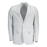 Gant White Cotton Men Jacket GA-37359-IT46 | S