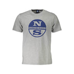 North Sails Brown Cotton Men T-Shirt NO-37535-M