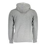 La Martina Gray Cotton Men Sweater LA-17151-L