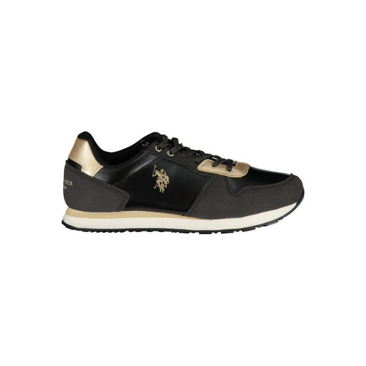 U.S. POLO ASSN. Black Polyester Sneaker US-23522-EU35/US5