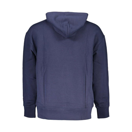 Tommy Hilfiger Chic Blue Hooded Sweatshirt with Logo Detail TO-27620-S