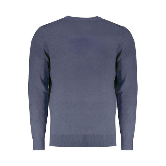 Norway 1963 Blue Wool Men Sweater NO-32046-3XL