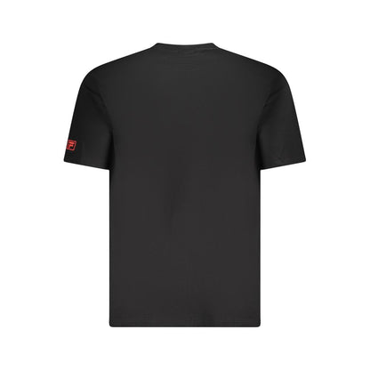 Fila Black Cotton T-Shirt