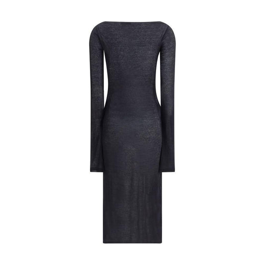 Miu Miu Long jersey Dress MI-MF5845SOOO133OF0002-IT40 | M